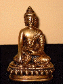 Brass Buddha 4 Inches