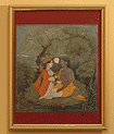 Hand Painted Krishna and Rada Art from India
